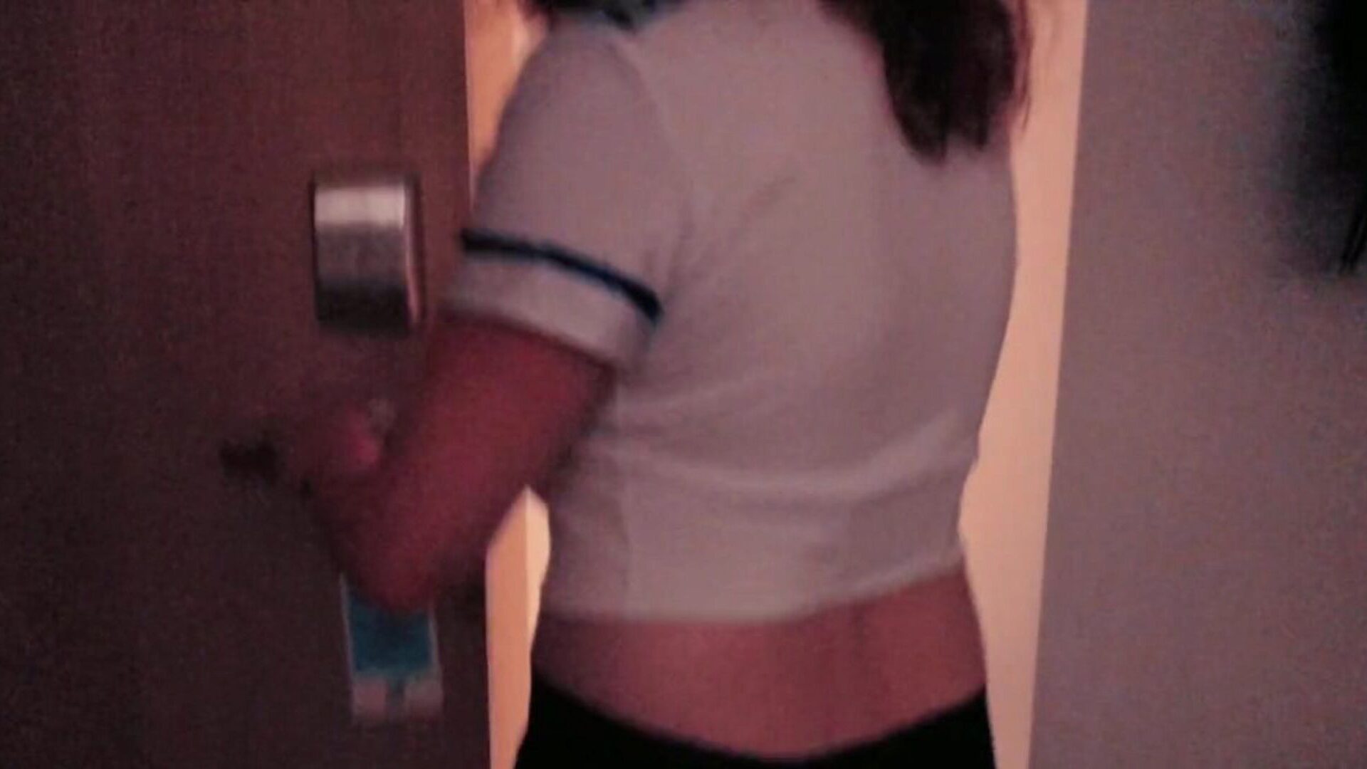 Redhead Stewardess Hairy Pussy Doggystyle Creampie between Flights at Hotel