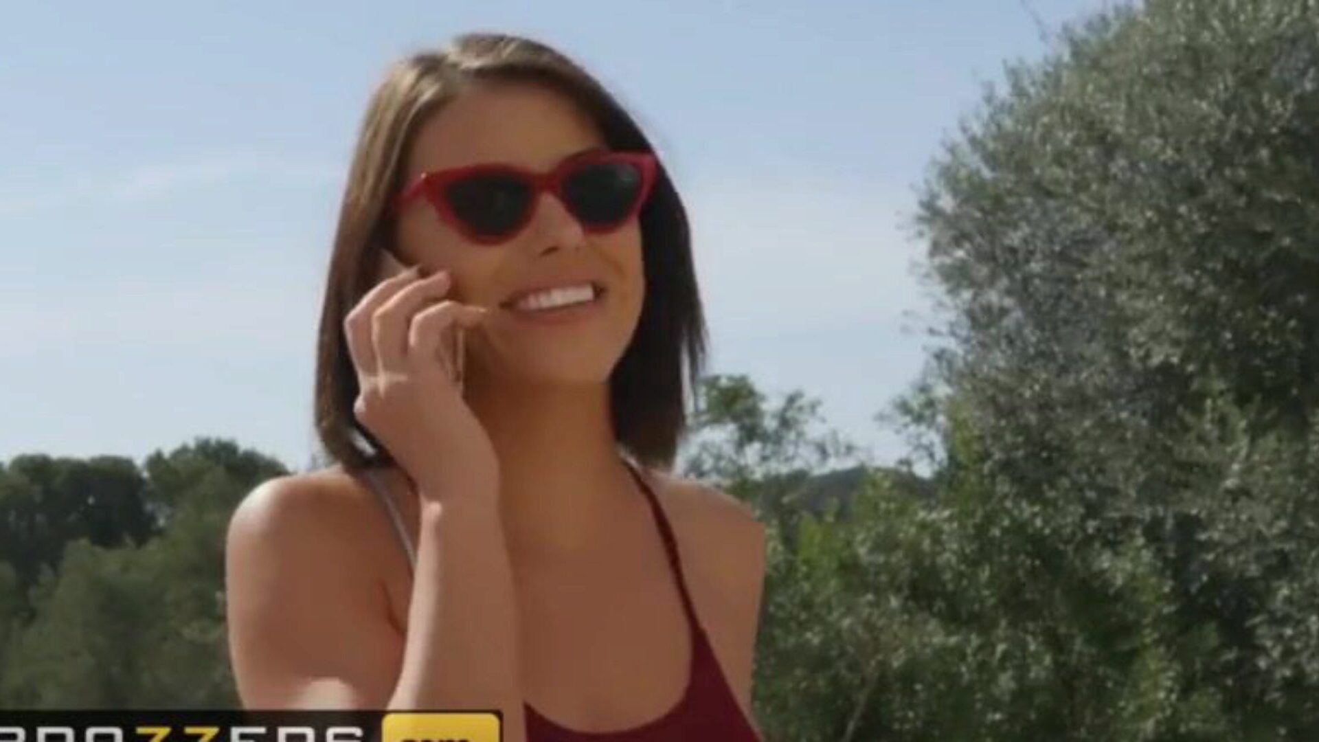i capelli castani troi adriana chechik cuck il suo coniuge e la gola profonda - brazzers