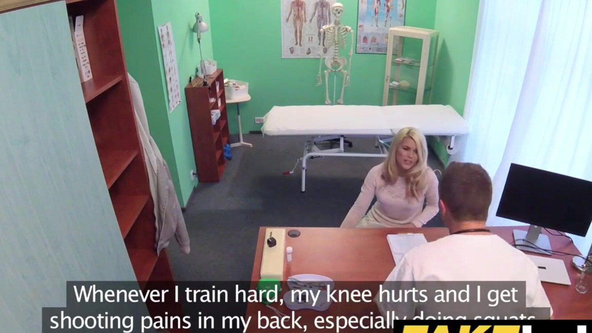 Fake Hospital Dirty doctor gives blonde Czech chick wet panties